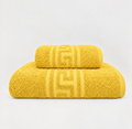 2 pieces Yellow Greek Export Bath towels set Bath towel (28x58 inches) and Hand towel (24x40inches)